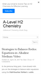 Mobile Screenshot of alevelh2chemistry.com